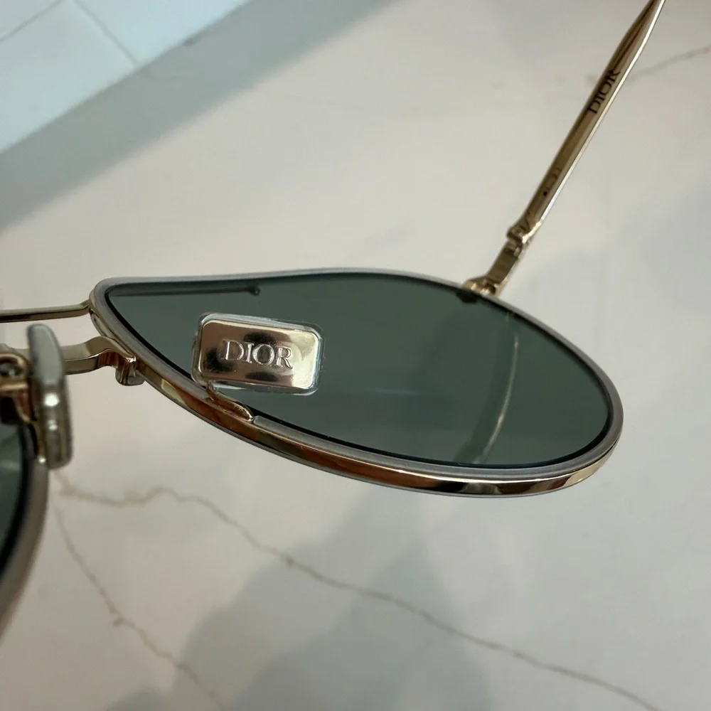 Dior Men’s Sunglasses DiorBlackSuit AU Aviator gold - Picture 4 of 8